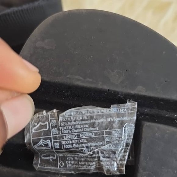 Women's Black Chunky Sole Platform Strap Leather Sandals Size 8.5 🌴 - Picture 4 of 9